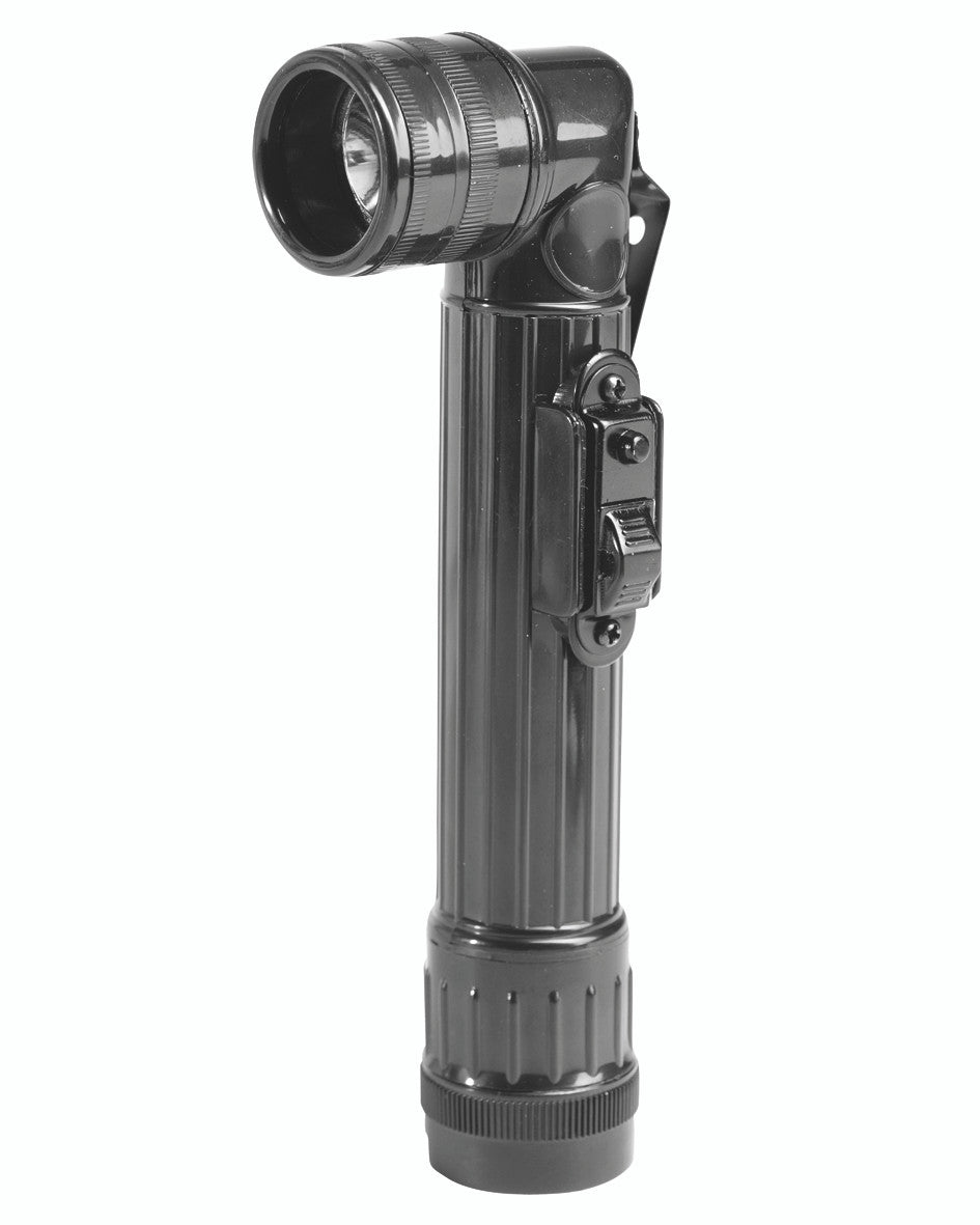 MIL-TEC® BLACK SMALL LED ANGLEHEAD FLASHLIGHT