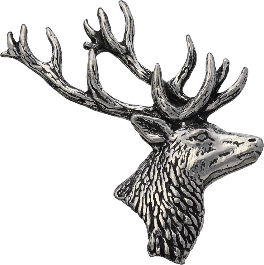 TS Brown Stag Head Pin