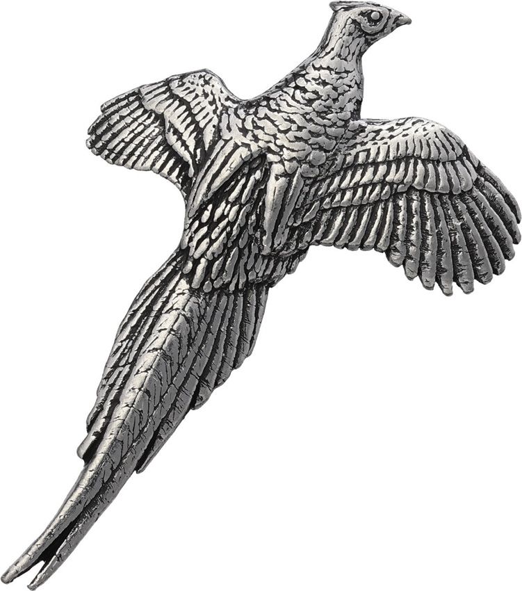 TS Brown Small Pheasant Pin