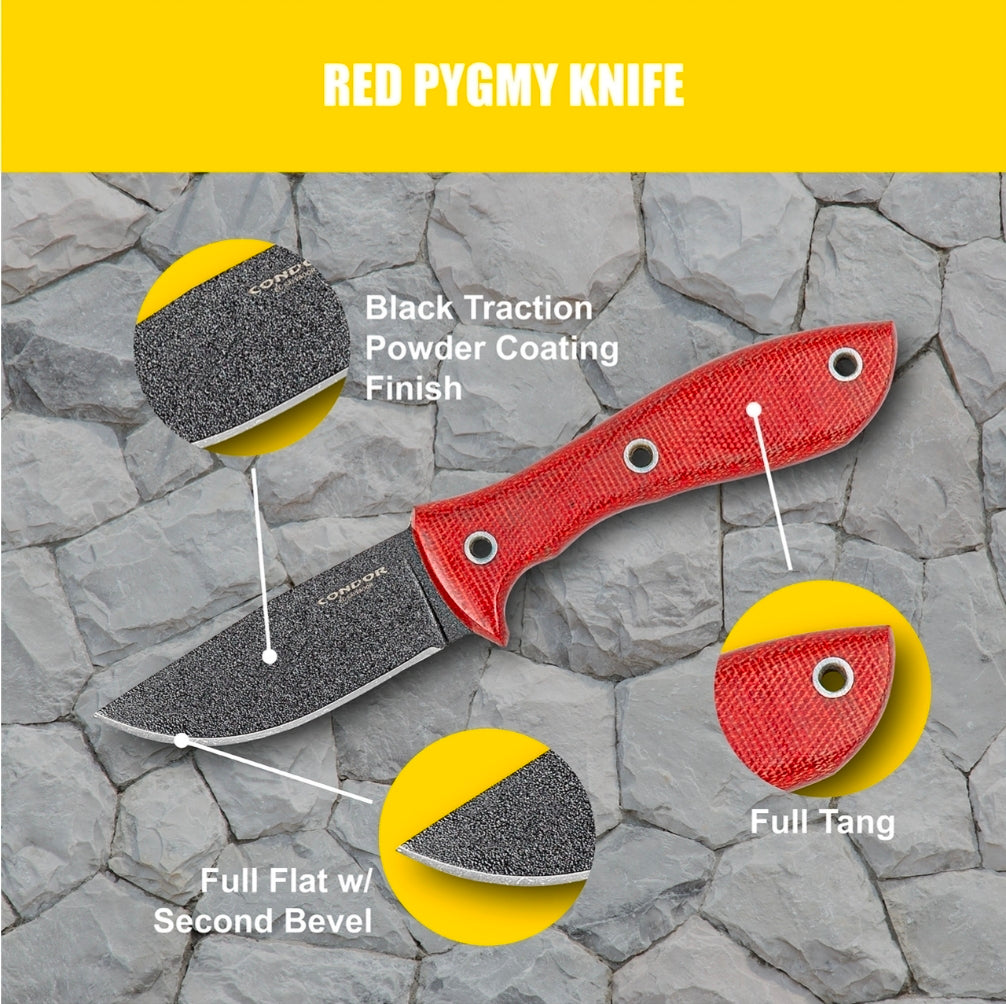 CONDOR RED PYGMY KNIFE
