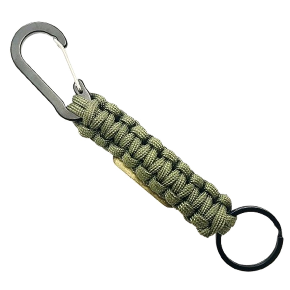Coeburn Tool Paracord Keychain Lanyard & Steel Clip w/ Flag Emblem