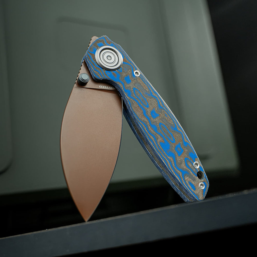 VOSTEED Shilin Cutter® - Vanchor Lock® (2.90" 154CM Blade & Micarta Handle) - A2811