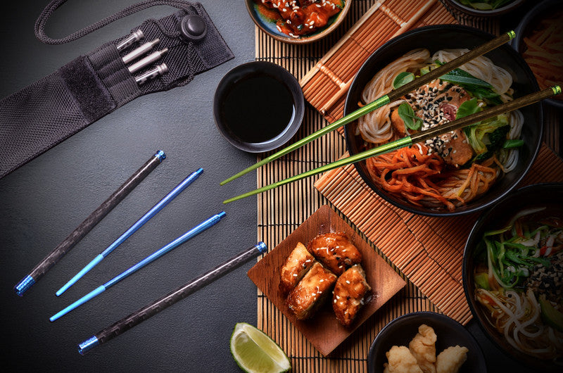 Spartan Blades Titanium Chopsticks Gray