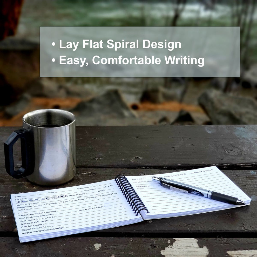 ProKnot Pro-log Fishing Records Log Book - Faux Leather Cover