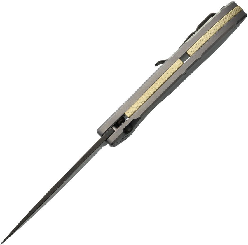 Piranha Knives Auto Fusion Buttonlock Black Gray