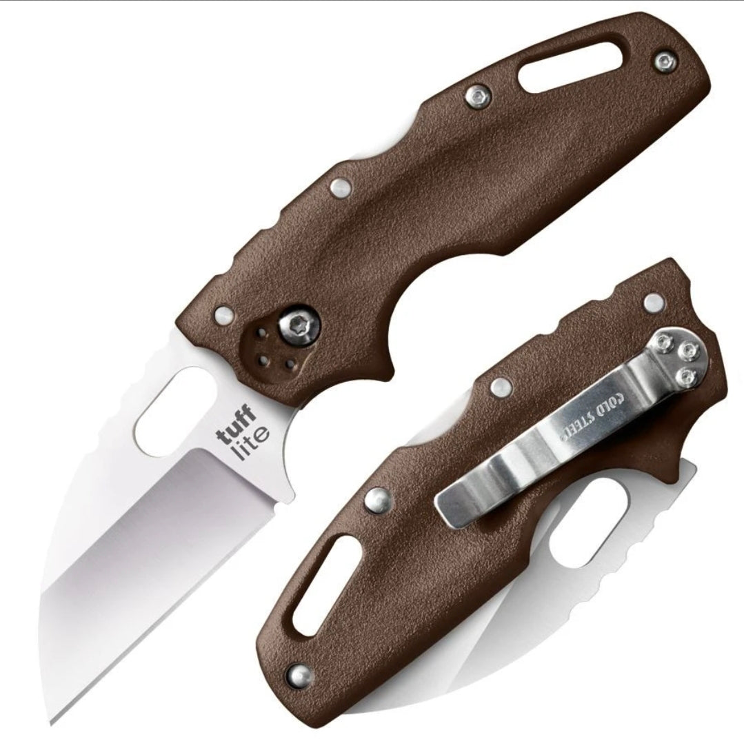 COLD STEEL TUFF LITE PLAIN EDGE - FLAT DARK EARTH
