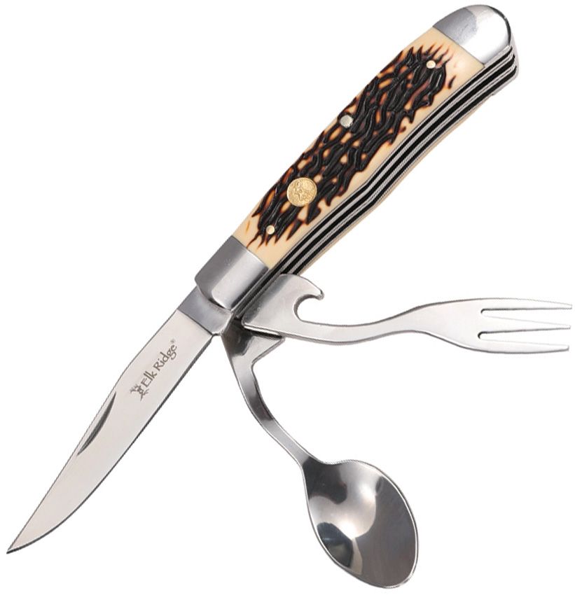 Elk Ridge Multi Tool Folder Faux Bone