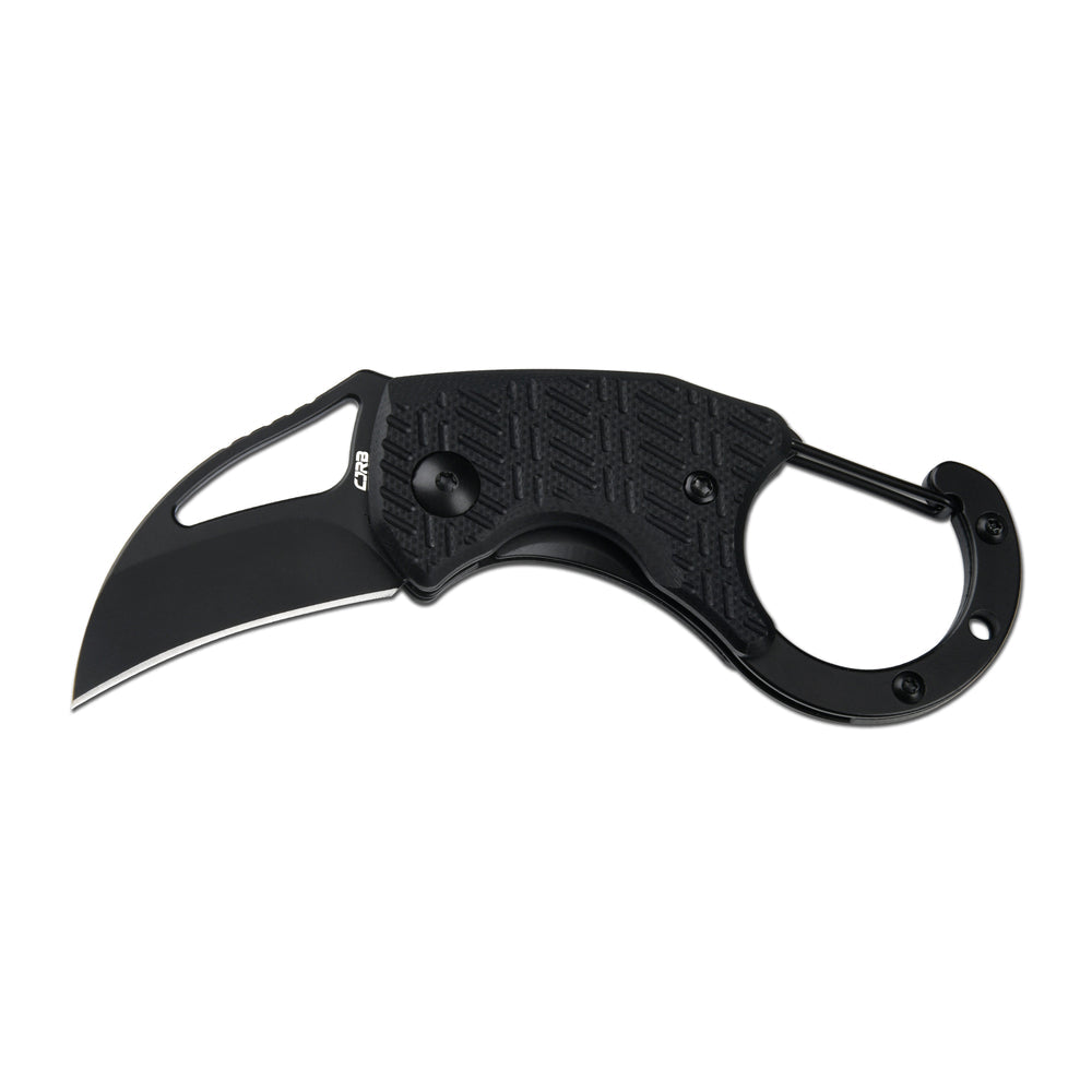 CJRB Anansi J1964 AR-RPM9 Steel Blade G10 Handle Folding Knives - Black G10 Handle/Black PVD Finish (J1964-BBK)