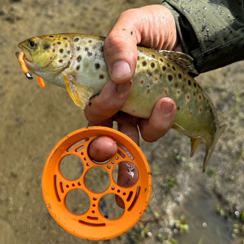 Crystal Creek Gear GoReel Rodless Hand Reel Fishing Kit - River