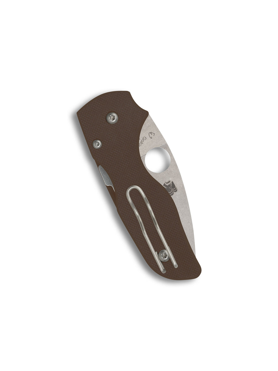 SPYDERCO Lil' Native® Brown G-10 CPM® 15V® Sprint Run®