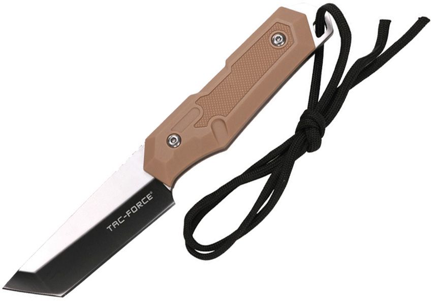 Tac Force Fixed Blade Tan