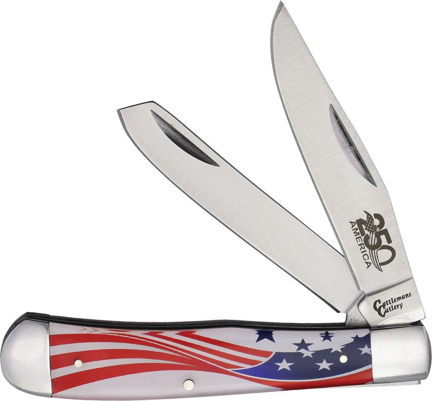 Cattleman's Cutlery Trapper American 250th Anniversary