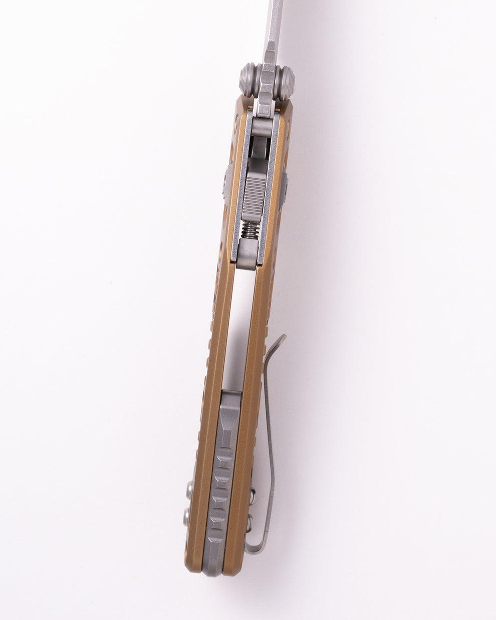 MICROTECH MSI™ MINI RAM-LOK STONEWASH STANDARD FRAG ALUMINIUM TAN (210M-10FRTA)