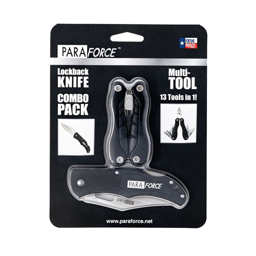 AccuSharp ParaForce Lockback Knife and Multi-Tool Combo (815C)