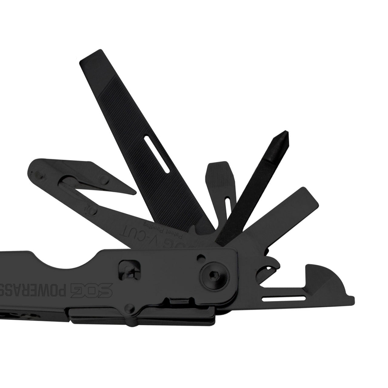 SOG POWERASSIST - BLACK, NYLON POUCH