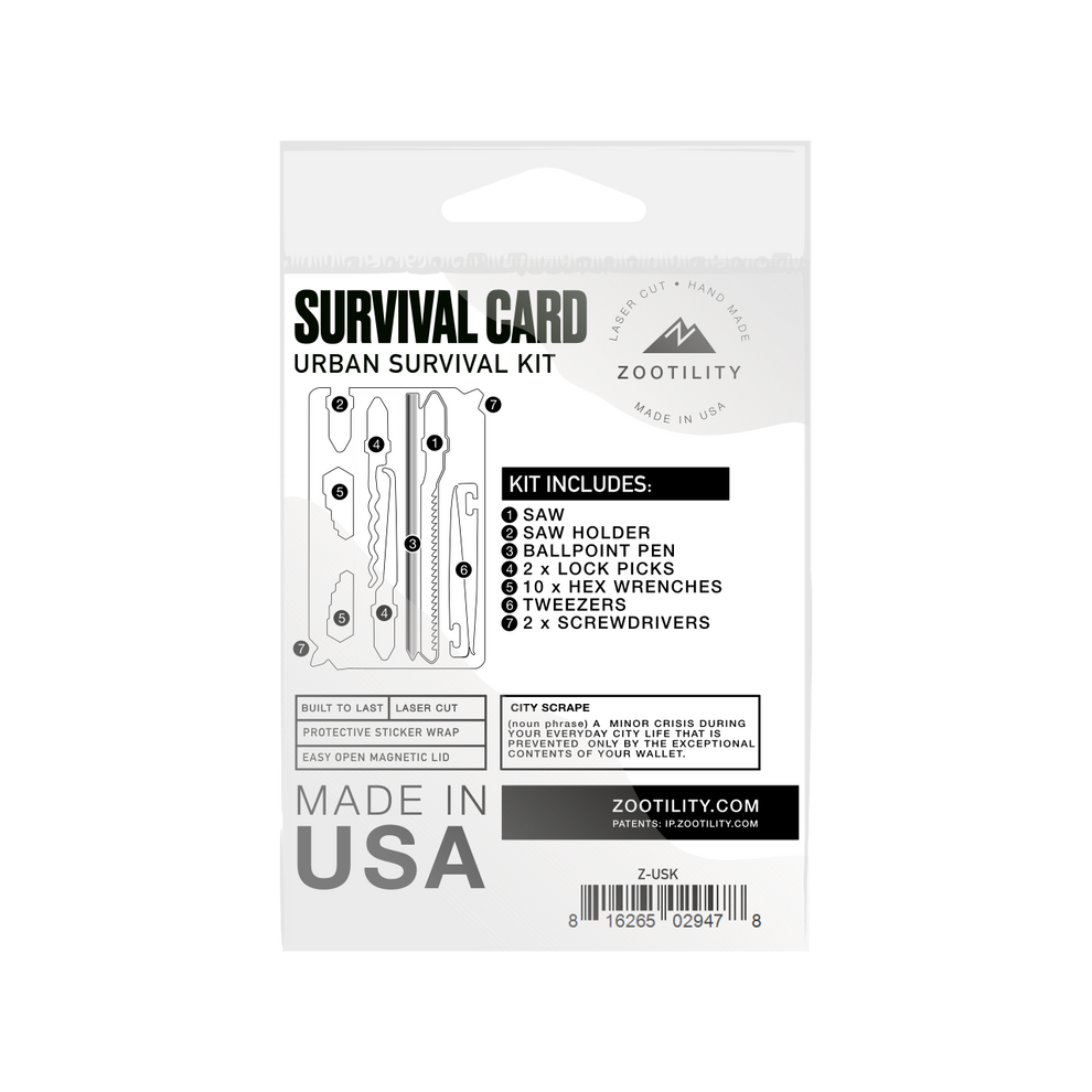 Zootility Urban Survival Kit