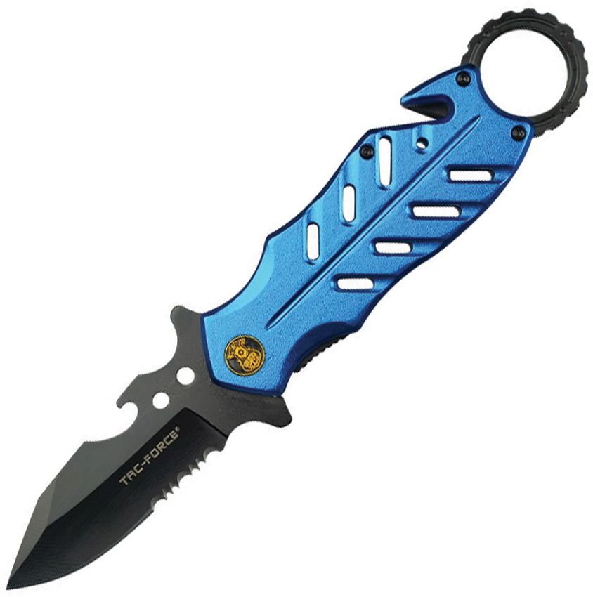 Tac Force Rescue Linerlock A/O Police