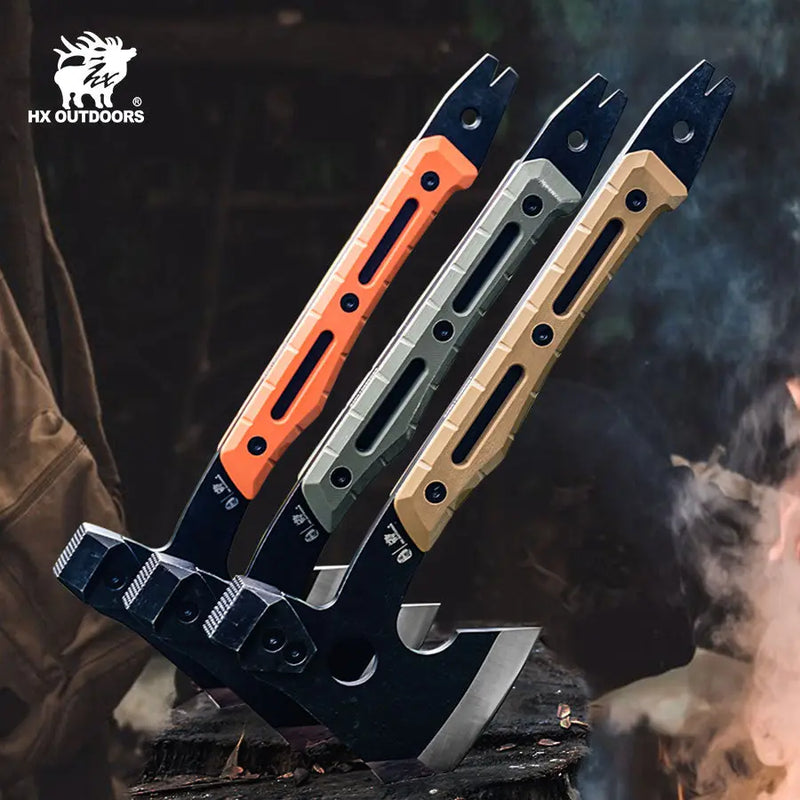 HX OUTDOORS IRONSIDE Hatchet | 12.83" Overall Length | 420 Blade | Green G10 Handle