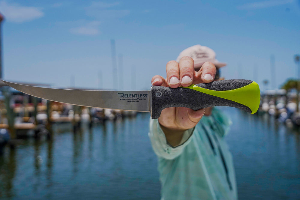 Relentless Knives 9″ Curved Fillet Knife