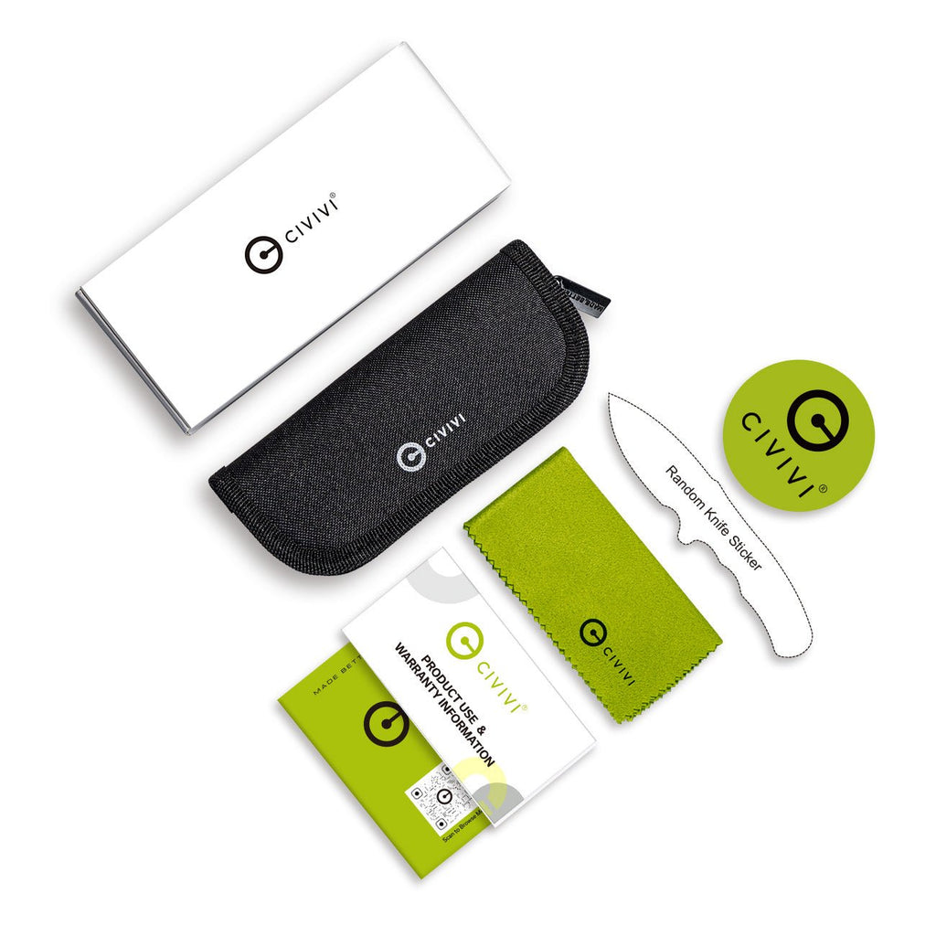 CIVIVI Buster FG Thumb Stud & Superlock Knife G10 Handle (4.2" Nitro-V Blade) C24052-2