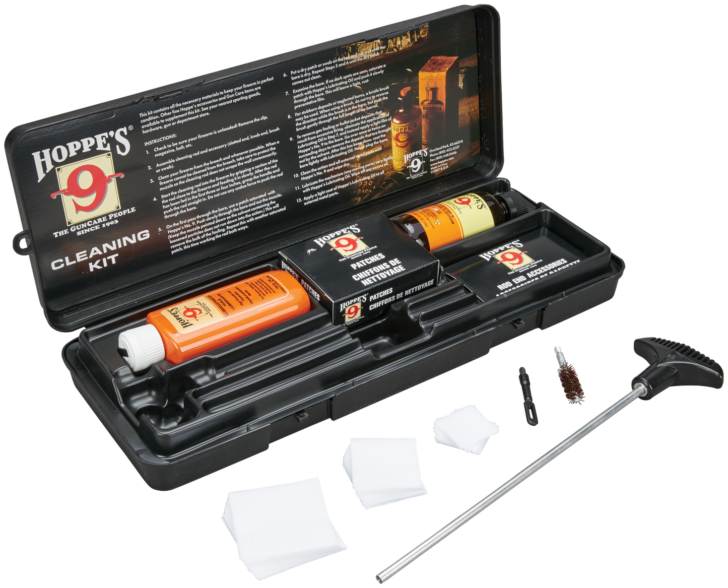 HOPPE'S Pistol Cleaning Kit with Storage Box