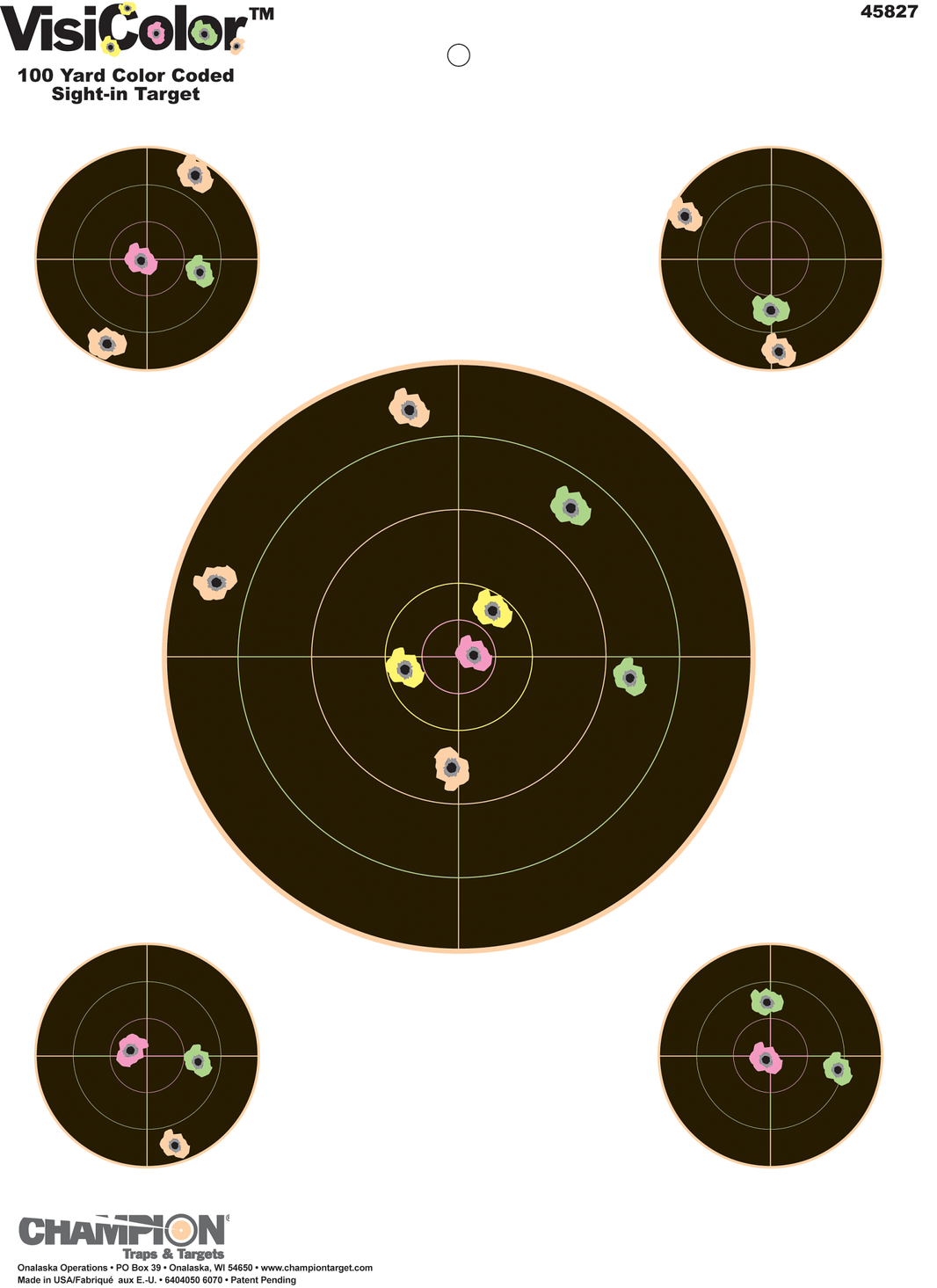 CHAMPION Visicolor Targets