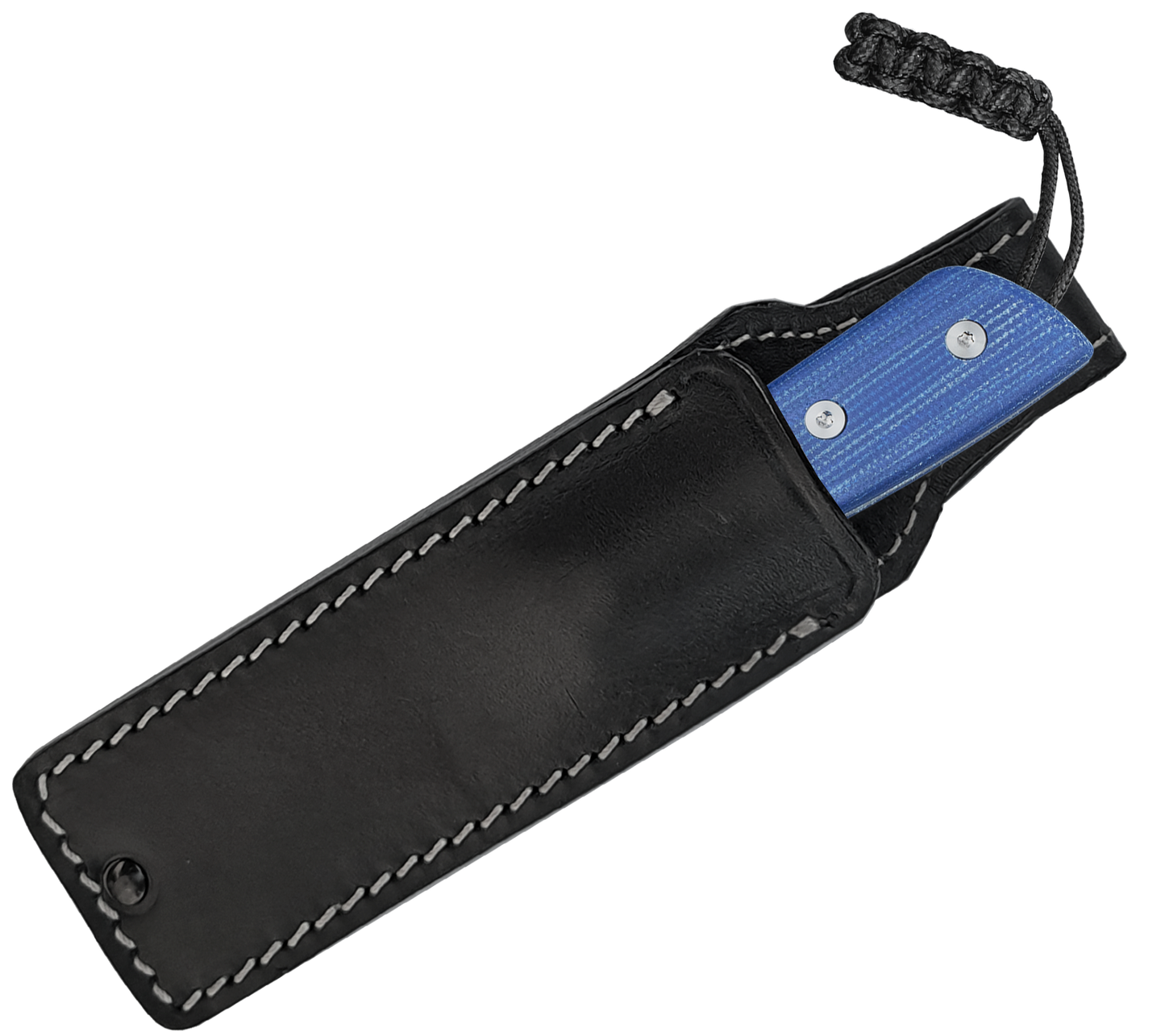 STRAIGHT LINE Digger Blue Canvas Micarta