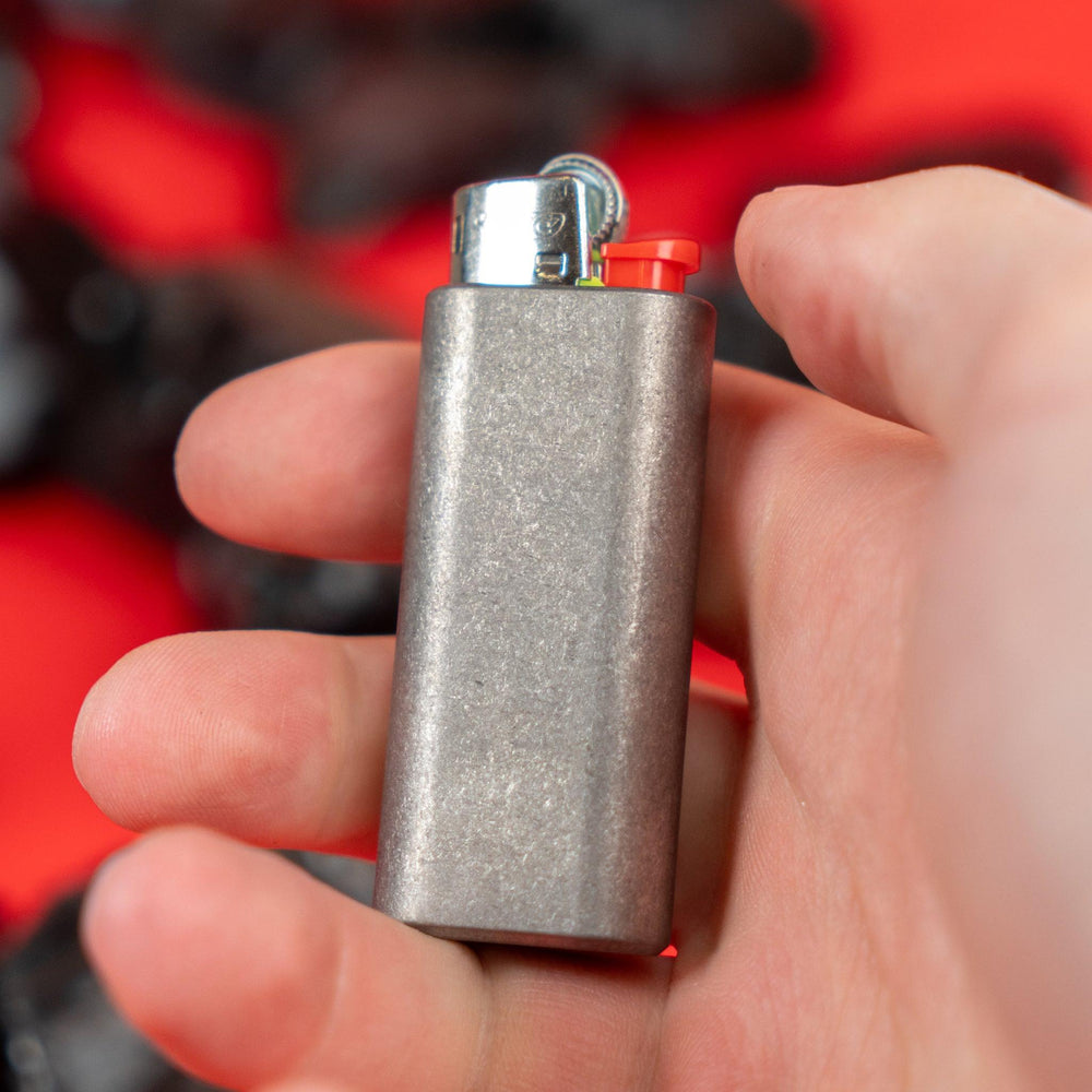 Flytanium Titanium Lighter Sleeve - Bic Mini Holder