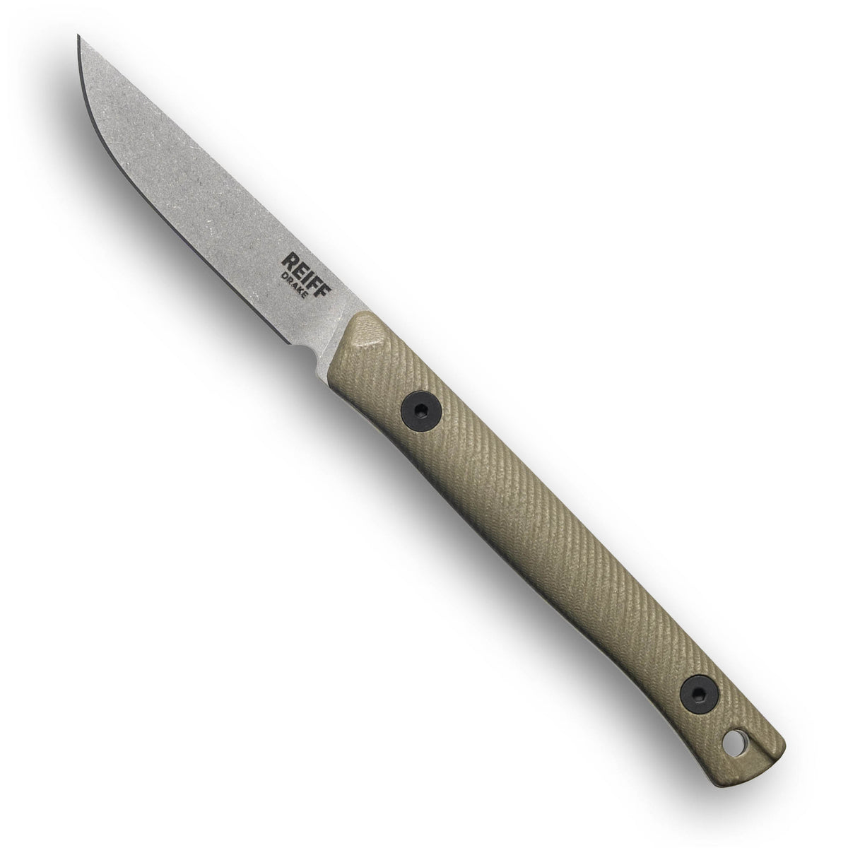 REIFF KNIVES DRAKE (MagnaCut, Stonewashed, OD Green G10)