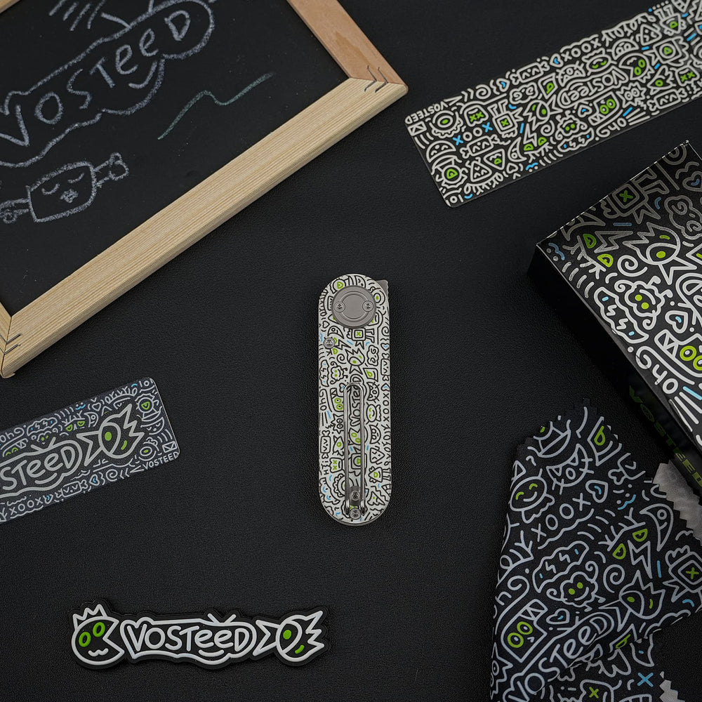 VOSTEED Corgi® V -Vanchor Lock® (2.36" 14C28N Blade & G10 Handle) - A3727