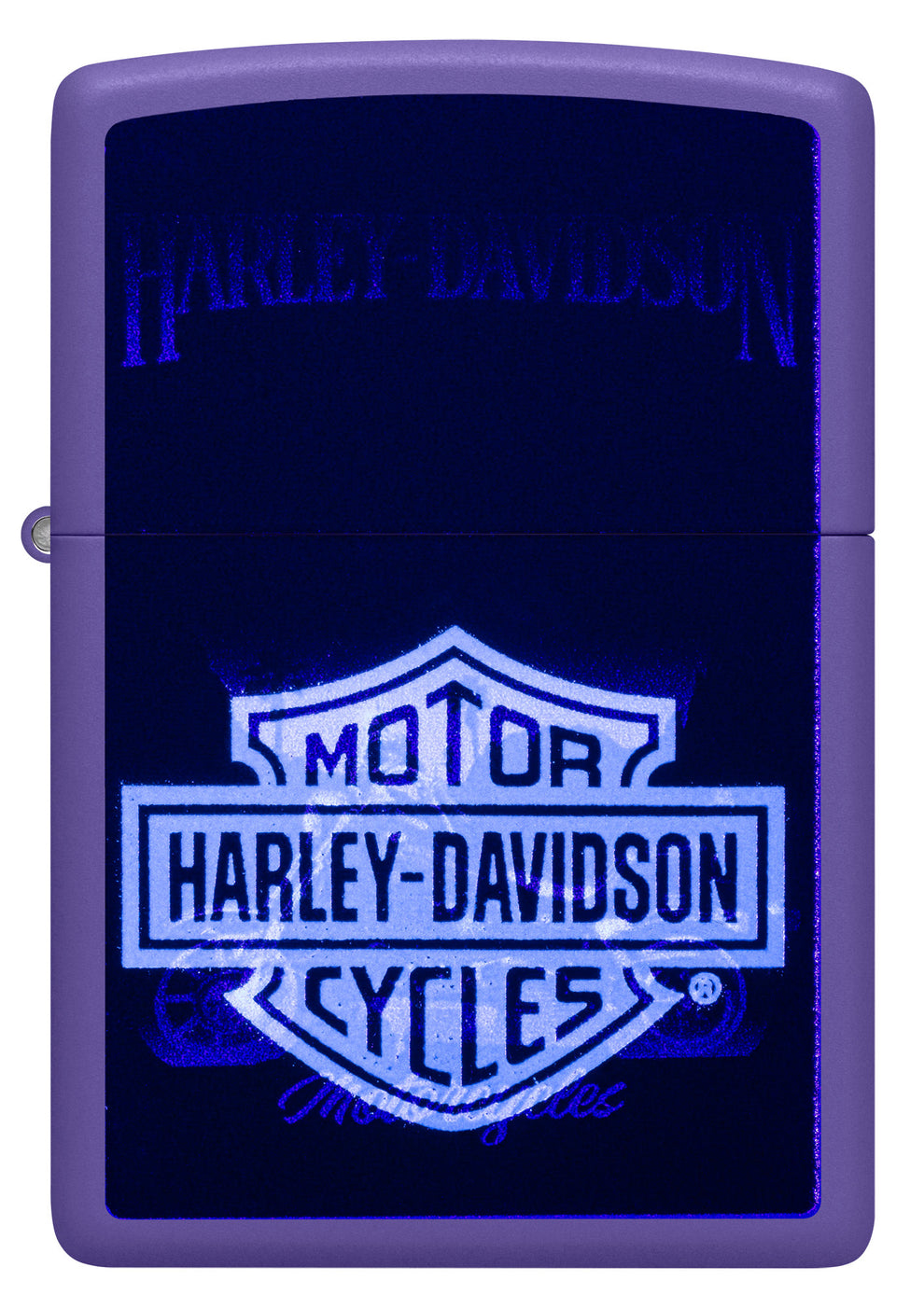 ZIPPO Harley-Davidson® Black Light Motorcycle Design
