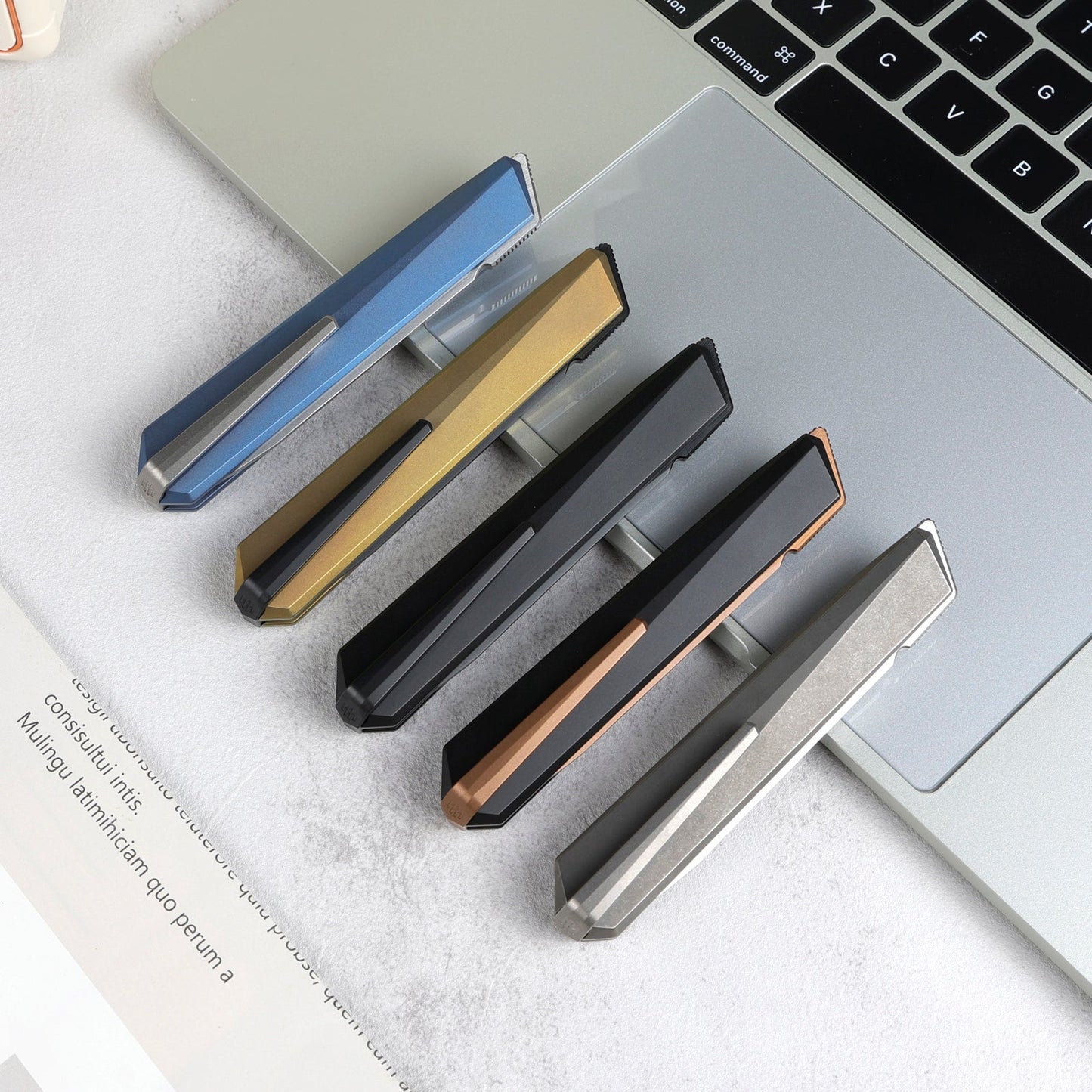 REMETTE RT-ELIGO Knife M390 Blade Titanium Handle Double Detent Lock Folding Pocket EDC Knife EGB3