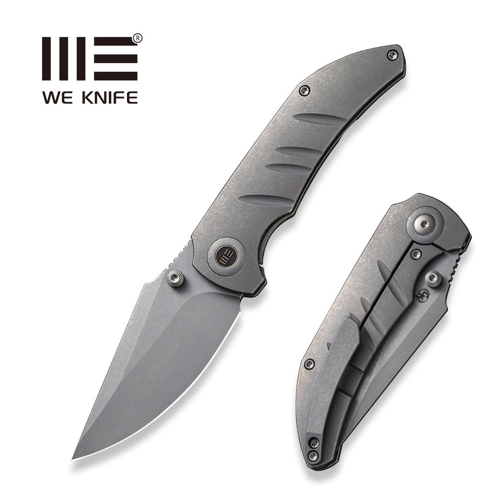 WE KNIFE CO LTD Riff-Raff Thumb Stud Knife Titanium Handle (3.12" CPM 20CV Blade) WE22020B-3