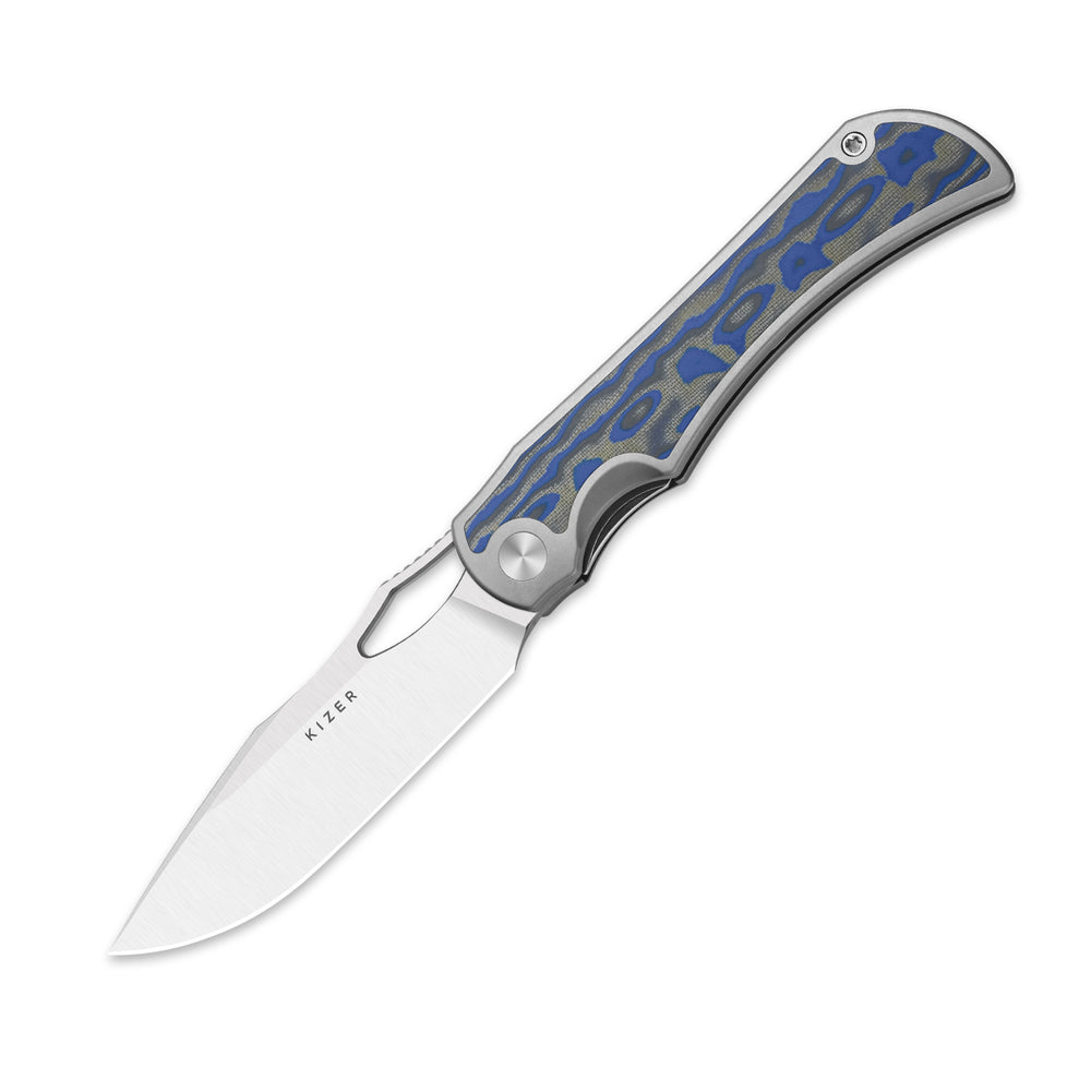 KIZER CUTLERY Allure | S45VN | Micarta With Vortex Pattern