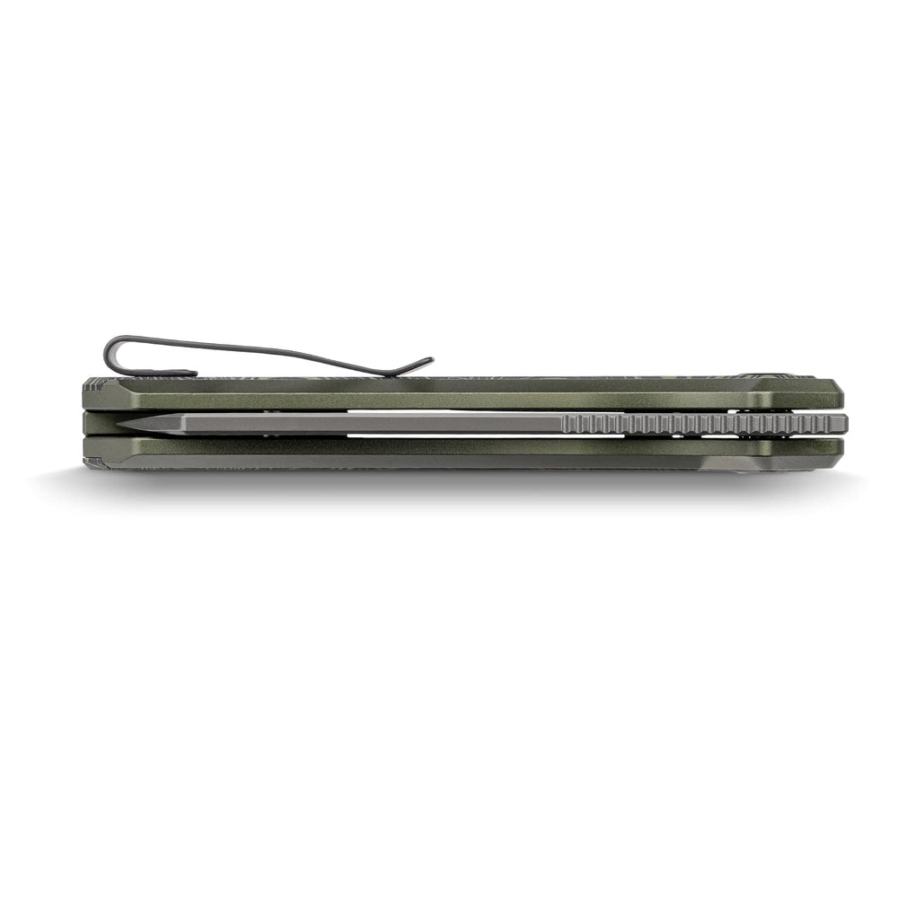 VOSTEED Kroc 329 -Top Liner Lock (3.29" S35VN Blade & Aluminum & Topo G10 Handle) - A1812