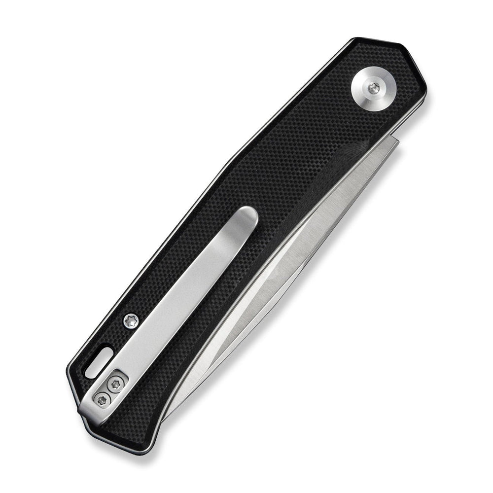 SENCUT Braxx Slip Joint Knife Black G10 Handle (3.12" Satin Finished D2 Blade) S25089-1