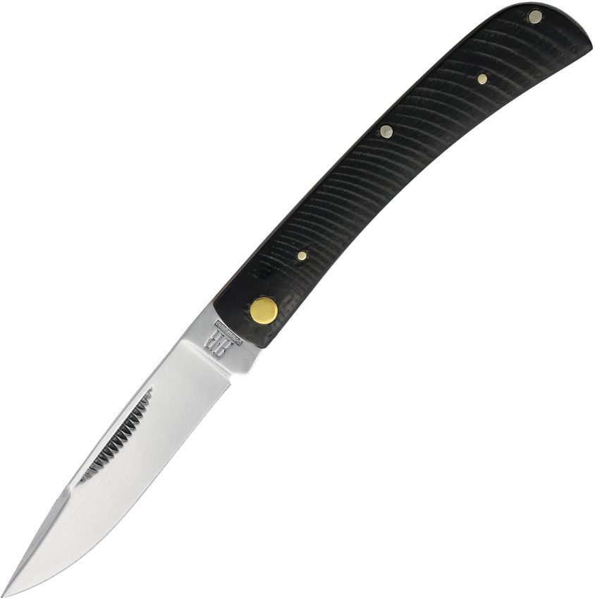 Rough Rider Small Work Knife Tobacco Bone
