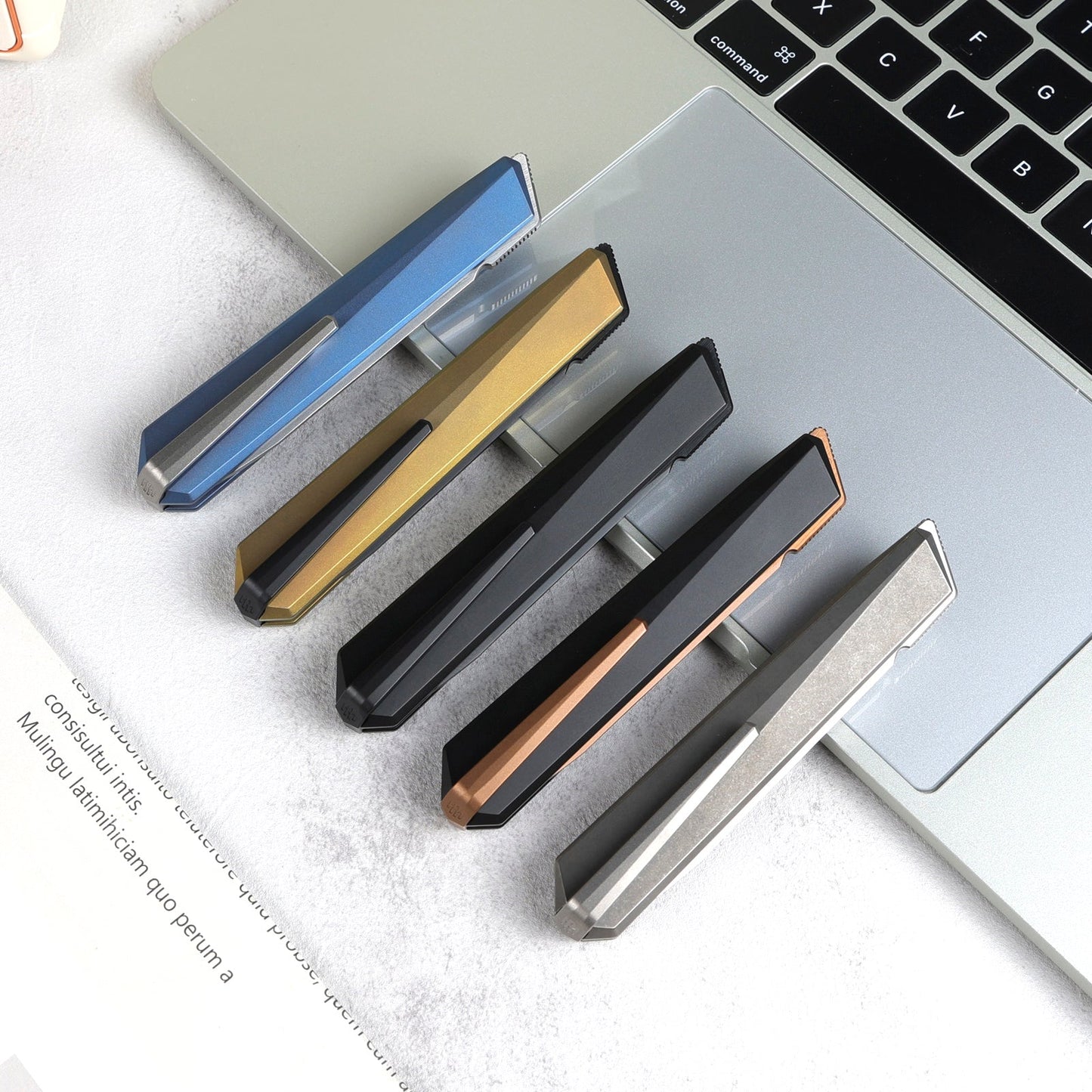 REMETTE RT-ELIGO Knife M390 Blade Titanium Handle Double Detent Lock Folding Pocket EDC Knife EGB4