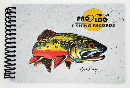 ProKnot Pro-log Fishing Records Log Book - Brook Trout Cover