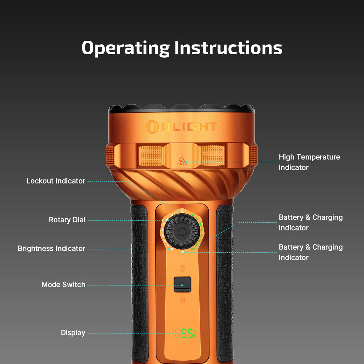 OLIGHT Olight Marauder 3 - 25,000 Lumen Rechargeable Flashlight