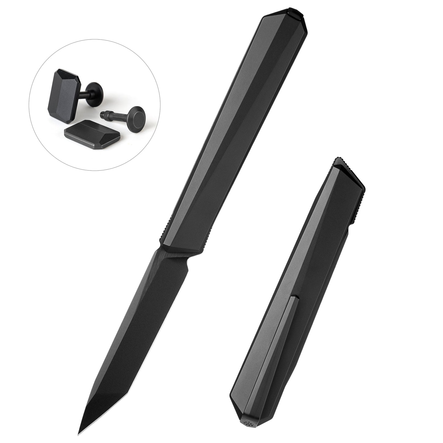 REMETTE RT-ELIGO Knife M390 Blade Titanium Handle Double Detent Lock Folding Pocket EDC Knife EGB1