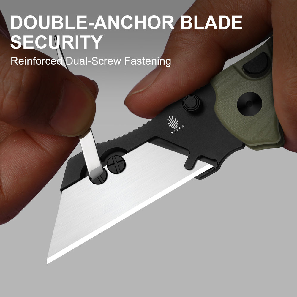 KIZER CUTLERY Sheepdog® Utility Knives | C01C Uti 1 | 5Cr15MoV | G10 | V3488.29JSA2