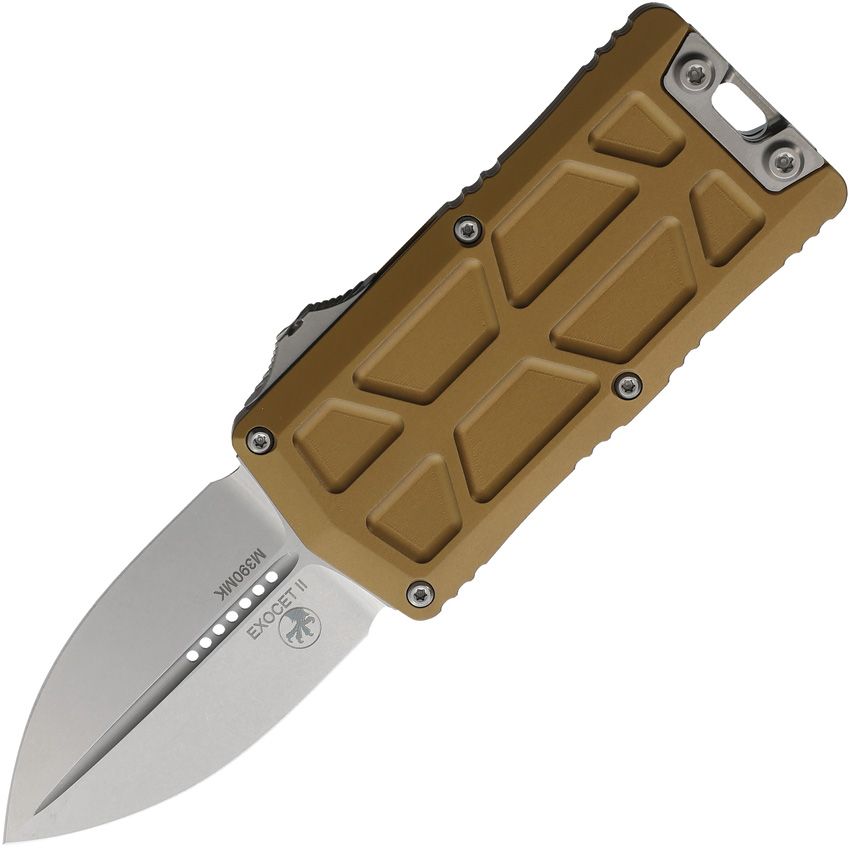 Microtech Gear EXOCET II D/E STONEWASH STANDARD TAN (1157-10TA)