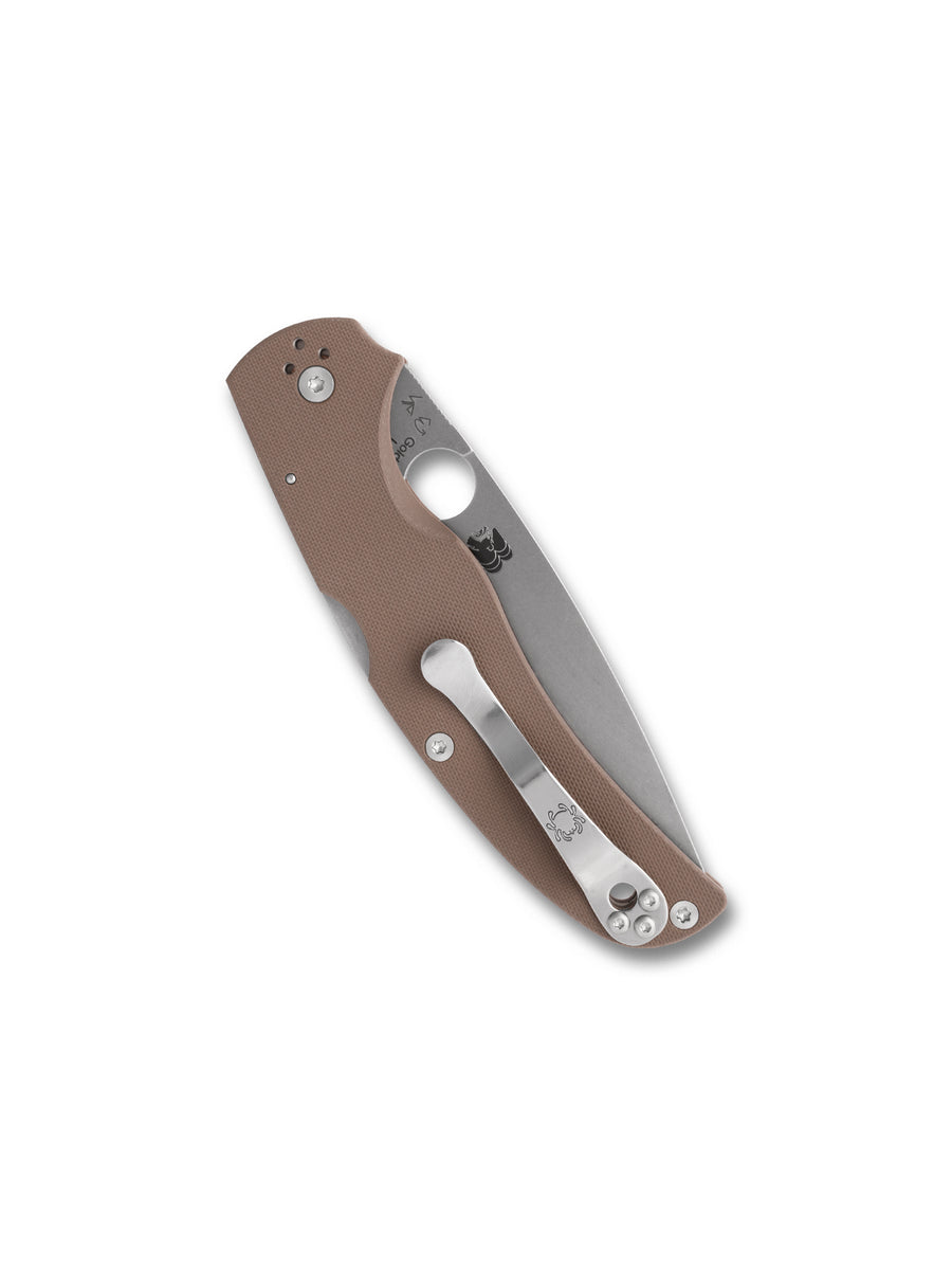 SPYDERCO Native Chief™ Brown G-10 CPM® 15V® Sprint Run®