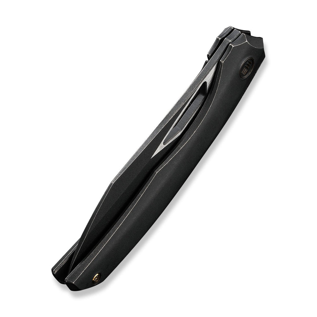 WEKNIFE Ignio Mystery Box Black Titanium Handle (3.3" Black Stonewashed CPM 20CV Blade, Satin Flat) WE22042B-1 MB, With One Free Mystery WE Or CIVIVI Model
