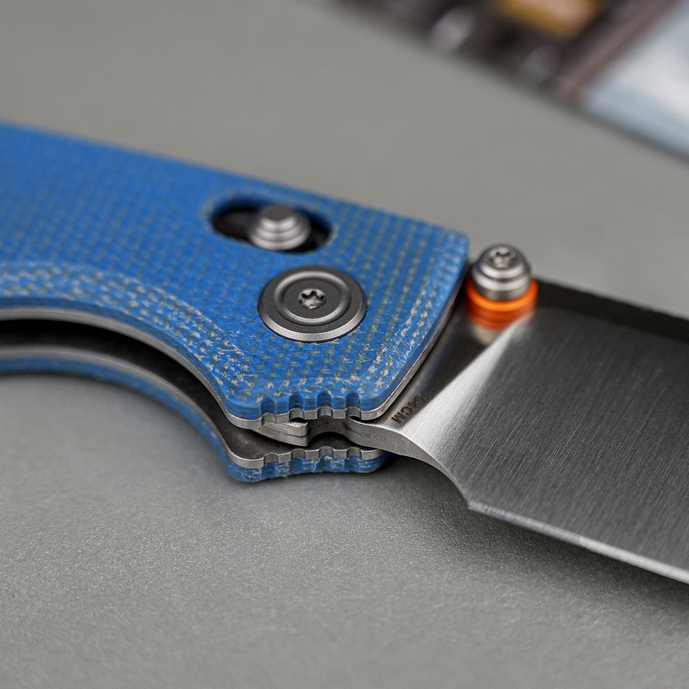 VOSTEED Porcupine ModSwap™ - Crossbar Lock Knife (3.08" 154CM Blade & Micarta Handle) - A3105
