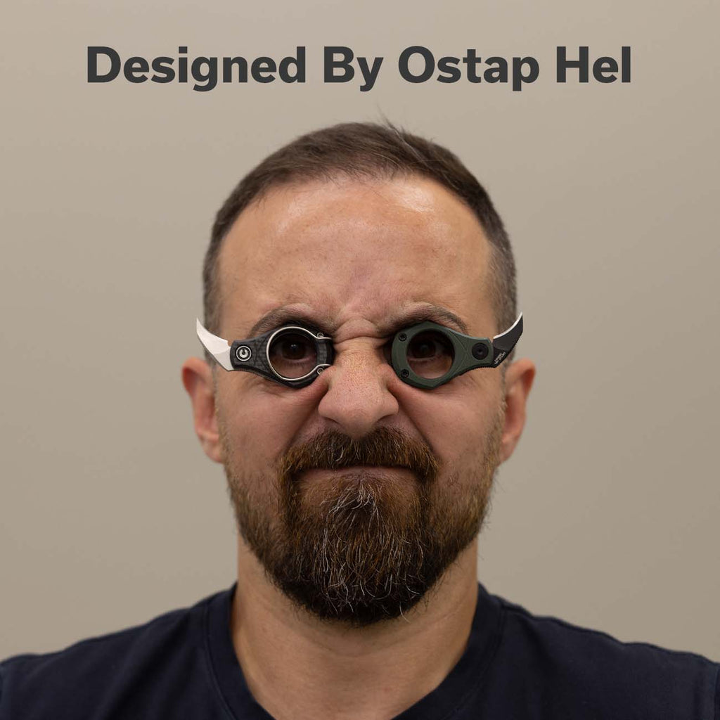 CIVIVI Pyrus Slip Joint Utility Knife OD Green G10 Handle (0.65" Black Stonewashed 14C28N Blade) C23038-4