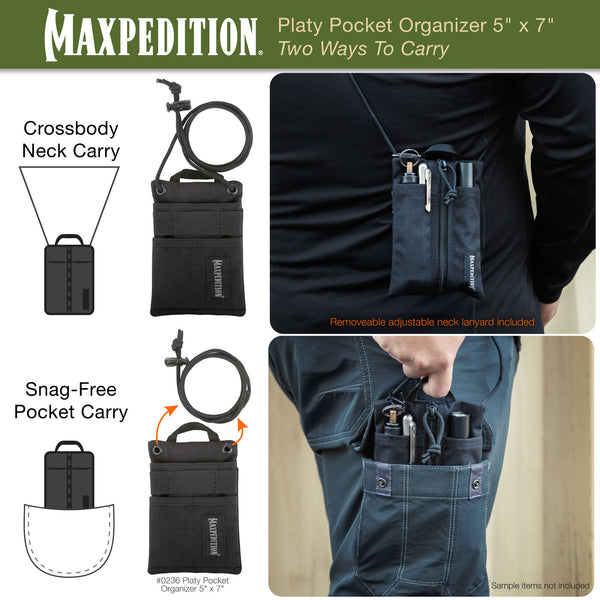 MAXPEDITION Platy Pocket Organizer 5" x 7"