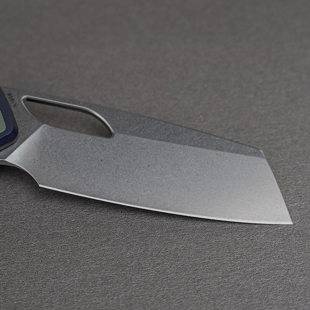 VOSTEED Kroc 329 -Top Liner Lock (3.29" S35VN Blade & Aluminum & Grow-in-the-Dark G10 Handle) - A1814