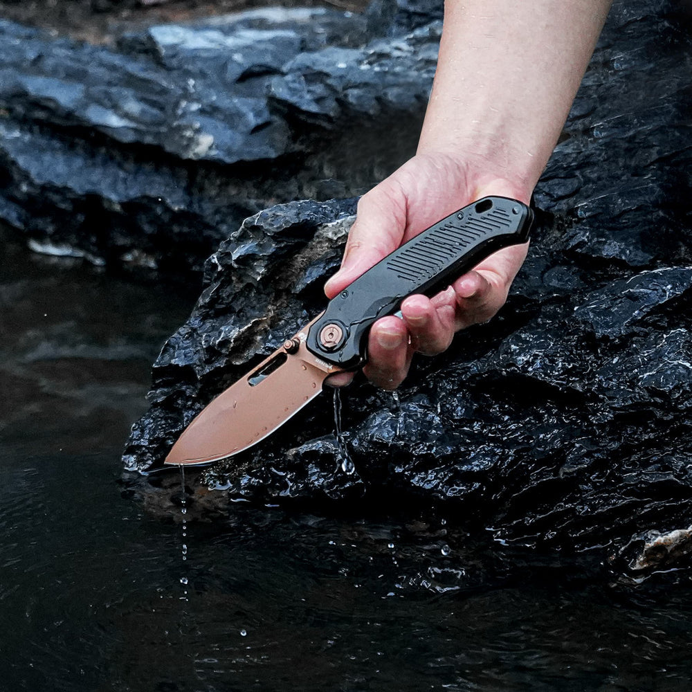 VOSTEED Zander - Vanchor Lock® (3.40" S35VN Blade & Aluminum Handle) - A4601